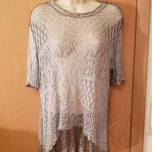 Mike & Tod Mesh Blouse - Size Medium